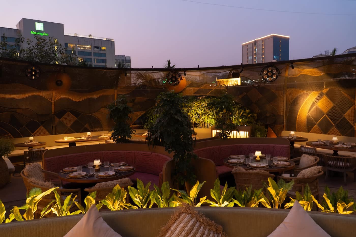 Cabana Seating Area